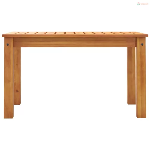 4 részes polyrattan és tömör fa kerti ülőgarnitúra párnákkal