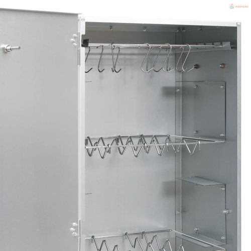 Horganyzott acél BBQ füstölőkemence hidegfüst-generátorral