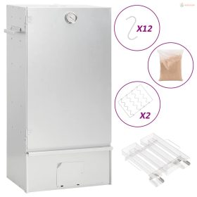   Horganyzott acél BBQ füstölőkemence hidegfüst-generátorral