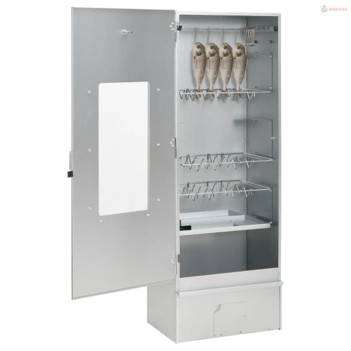 Horganyzott acél BBQ füstölőkemence hidegfüst-generátorral