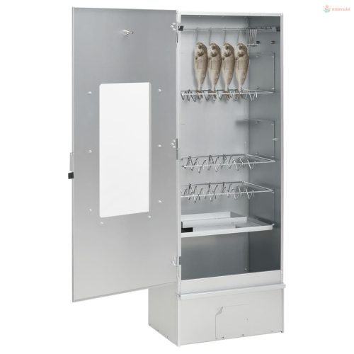 Horganyzott acél BBQ füstölőkemence hidegfüst-generátorral