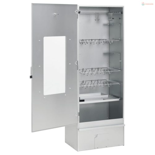 Horganyzott acél BBQ füstölőkemence hidegfüst-generátorral