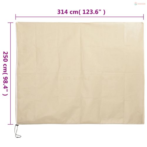 2 db növényvédő huzat cipzárral 70 g/m² 3,14 x 2,5 m