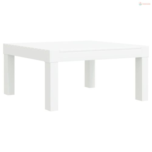 3 részes fehér polipropilén kerti ülőgarnitúra párnákkal