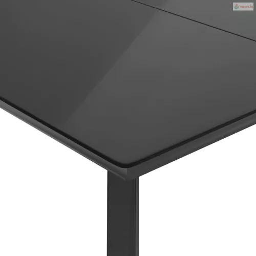 7 részes barna polyrattan kerti étkezőgarnitúra párnával