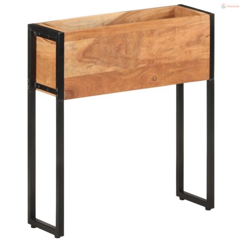 Tömör akácfa virágtartó 60 x 20 x 68 cm