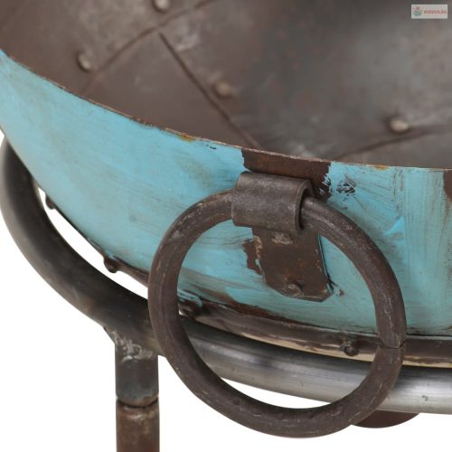 Színes rusztikus vas tűztál Ø 40 cm