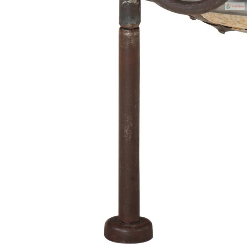 Színes rusztikus vas tűztál Ø 40 cm