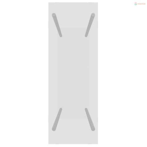 Átlátszó edzett üveg tűzifatároló 80 x 35 x 100 cm