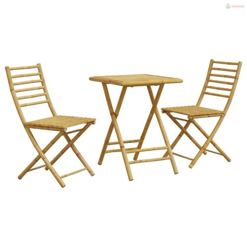 3 részes bambusz bisztrószett