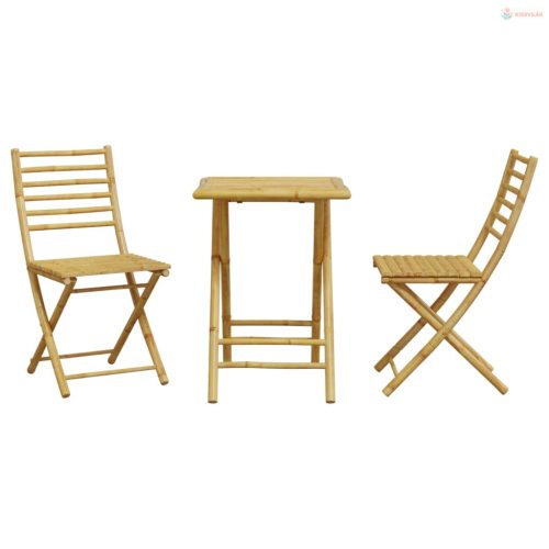 3 részes bambusz bisztrószett