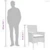 5részes szürke polyrattan/akácfa kerti étkezőgarnitúra párnával