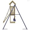 Impregnált fenyőfa kültéri játszószett