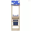 Tömör fenyőfa kültéri játszószett