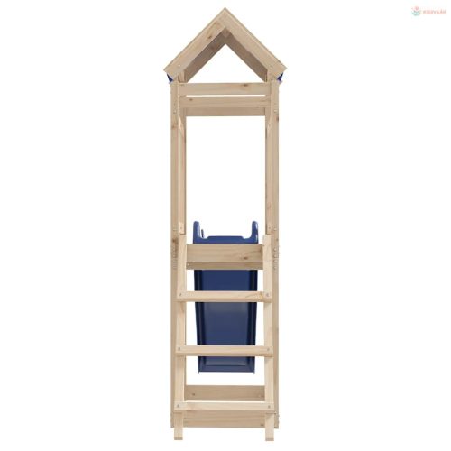 Tömör fenyőfa kültéri játszószett