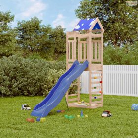 Tömör fenyőfa kültéri játszószett