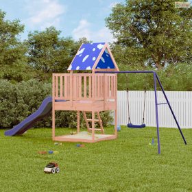 Tömör duglászfenyő kültéri játszószett