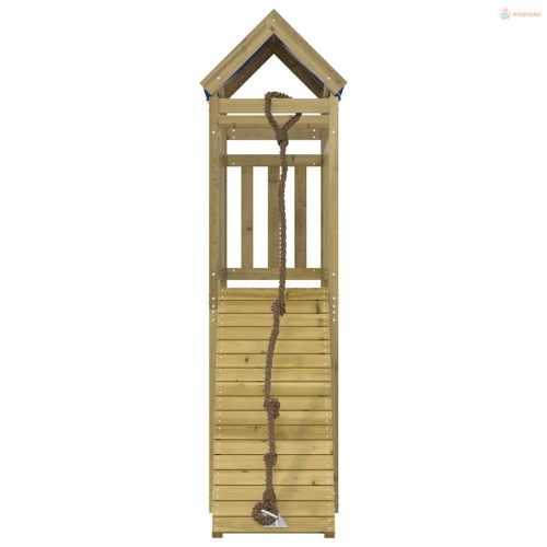 Impregnált fenyőfa kültéri játszószett