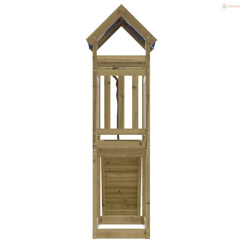 Impregnált fenyőfa kültéri játszószett