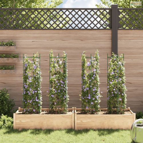 4 db acél és PP paradicsomketrec 116 cm