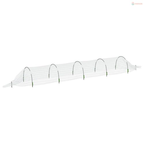 2 db üvegszál és PP háló alagút 1,5 x 5 m