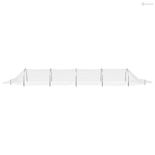 2 db üvegszál és PP háló alagút 1,5 x 5 m