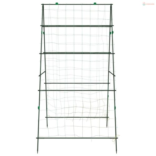 2 db A-alakú acél kerti rács kúszónövényekhez