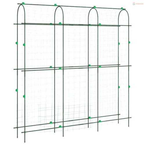 2 db U-alakú acél kerti rács kúszónövényekhez