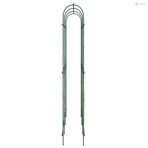 2 db U-alakú acél kerti rács kúszónövényekhez