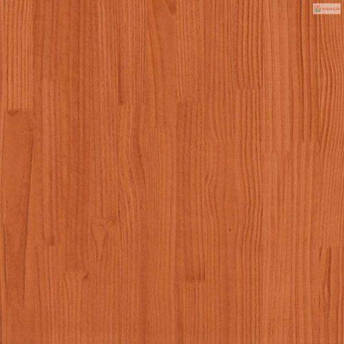 Viaszbarna tömör fenyőfa kerti virágláda 80 x 80 x 46 cm