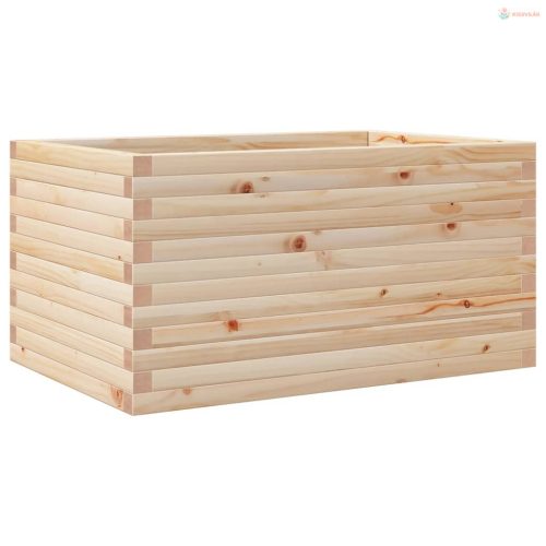 Tömör fenyő kerti virágláda 90x60x46 cm