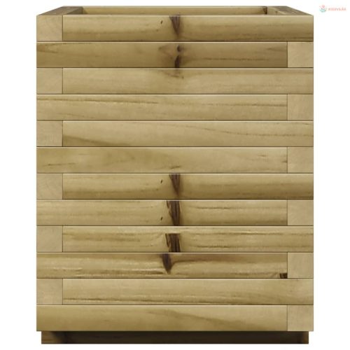 Impregnált fenyőfa kerti virágláda 40 x 40 x 49,5 cm