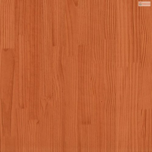 Viaszbarna tömör fenyőfa kerti virágláda 100 x 100 x 49,5 cm