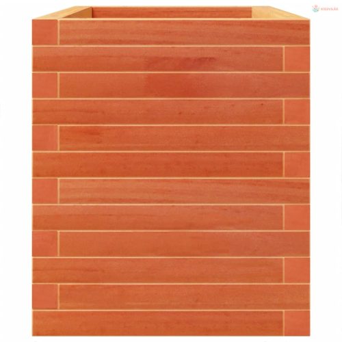 Viaszbarna tömör fenyőfa kerti virágtartó 70 x 40 x 49,5 cm