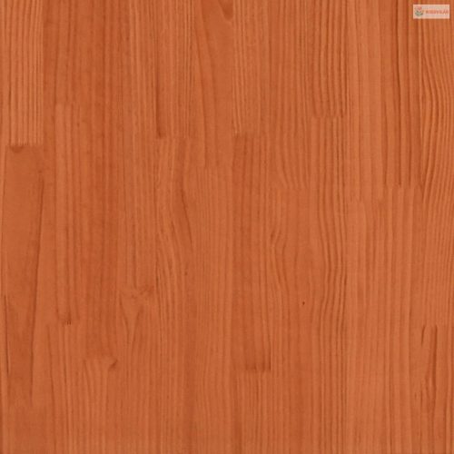 Viaszbarna tömör fenyőfa kerti virágláda 60 x 60 x 72,5 cm