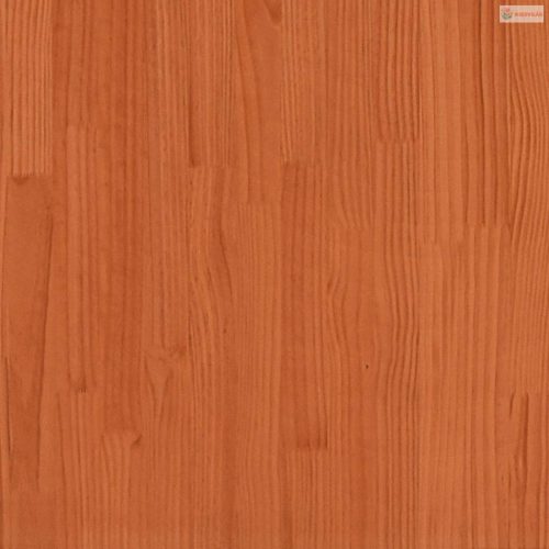 Viaszbarna tömör fenyőfa kerti virágláda 70 x 70 x 72,5 cm