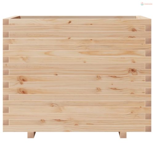 Tömör fenyő kerti virágláda 90x60x72 cm