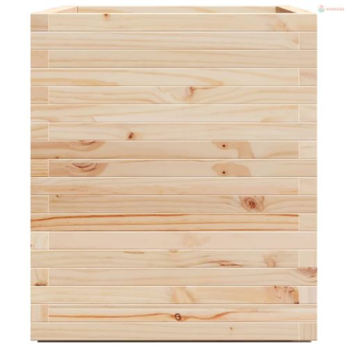 Tömör fenyő kerti virágláda 90x60x72 cm