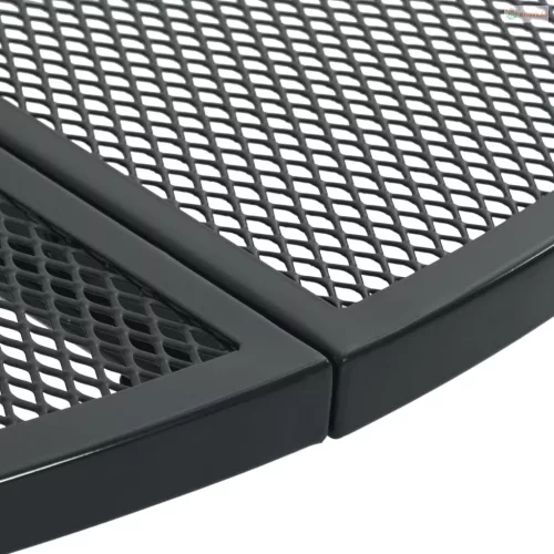 3 részes antracit porszórt acél rakásolható kerti székszett