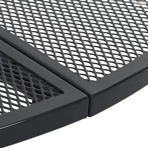 5 darabos antracit porszórt acél rakásolható kerti szék szett