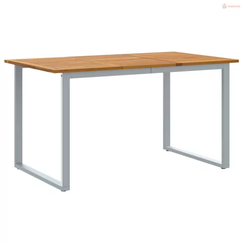 Kert étkező szett 7 pcs Szürke Tömör Akácfa