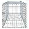 Horganyzott vas gabion kosár fedéllel 200 x 50 x 50 cm