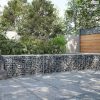 Horganyzott vas gabion kosár fedéllel 300 x 50 x 50 cm