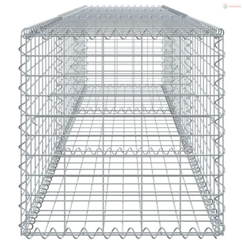 Horganyzott vas gabion kosár fedéllel 300 x 50 x 50 cm