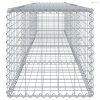 Horganyzott vas gabion kosár fedéllel 400 x 50 x 50 cm
