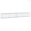 Horganyzott vas gabion kosár fedéllel 400 x 50 x 50 cm
