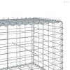 Horganyzott vas gabion kosár fedéllel 700 x 50 x 50 cm