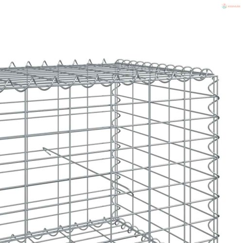 Horganyzott vas gabion kosár fedéllel 700 x 50 x 50 cm