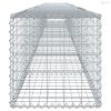 Horganyzott vas gabion kosár fedéllel 800 x 50 x 50 cm