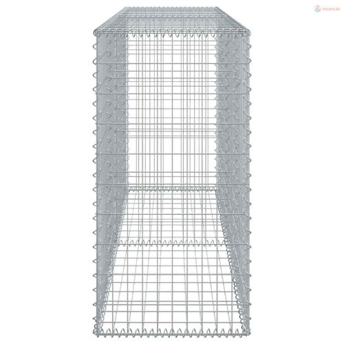 Horganyzott vas gabion kosár fedéllel 200 x 50 x 100 cm